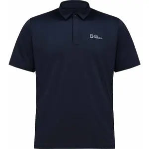 Jack Wolfskin DELGAMI M Pánské polo triko, tmavě modrá, velikost