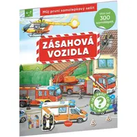 ELLA & MAX ZÁSAHOVÁ VOZIDLA Můj první samolepkový sešit, mix, velikost