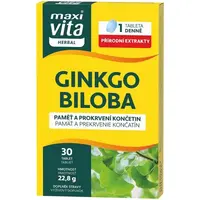 VITAR MAXI VITA HERBAL GINKGO BILOBA 30 TAB Doplněk stravy, , velikost