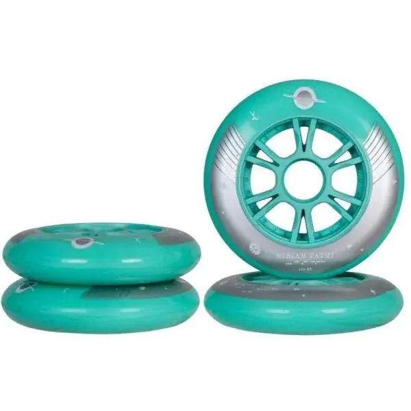 Powerslide UNDERCOVER MOVIES MIRIAM FATMI (4KS) Bruslařská kolečka, zelená, velikost