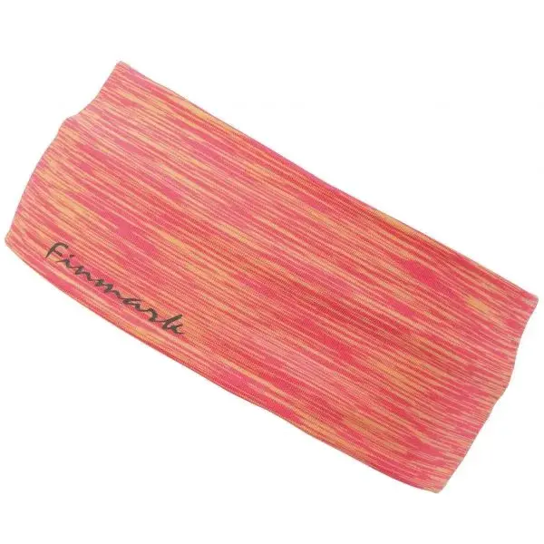 Finmark FUNCTIONAL HEADBAND Funkční čelenka, červená, velikost UNI