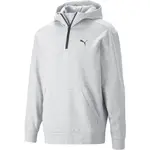Puma RAD/CAL HALF-ZIP DK HOODIE Pánská mikina, šedá, velikost XXL