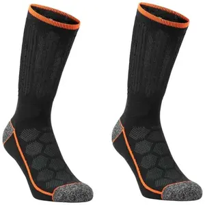 BLACK & DECKER SOCKS 2P Pracovní ponožky, černá, velikost 39-42
