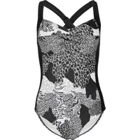 AQUOS RONSA Dámské jednodílné plavky, černá, velikost