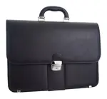 Pánska aktovka REAbags 9003-TR Čierna/nikel