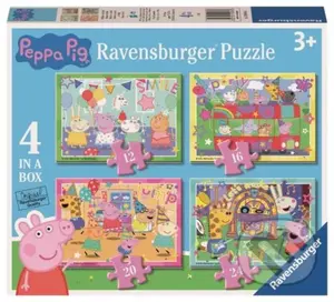 Prasátko Peppa na oslavě 4 v 1 - puzzle z kategorie Disney