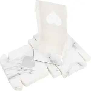 Marble Pattern Paper Cardboard Jewelry Boxes