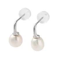 Natural Pearl Stud Earrings for Women