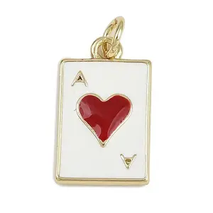 Brass Enamel Pendants