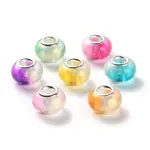 Two Tone Resin European Beads