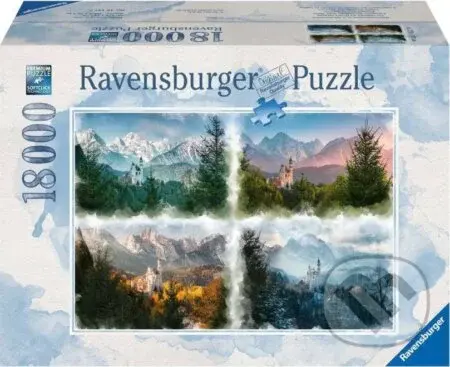 Neuschwanstein - puzzle z kategorie Přírodní scenérie