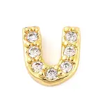 Rack Plating Brass Micro Pave Cubic Zirconia Cabochons