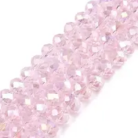Electroplate Glass Beads Strands