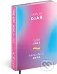 NOTIQUE Školní diář Růžový 2025-2026 (září 2025 – prosinec 2026)
