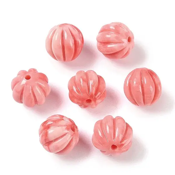 Synthetic Shell Dyed Beads