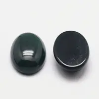 Natural Black Agate Cabochons