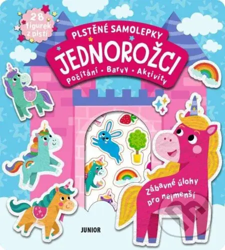 Plstěné samolepky Jednorožci (+ 28 figurek z plsti) - kniha z kategorie Samolepky