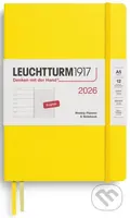 Weekly Planner & Notebook 2026 Medium (A5) Lemon