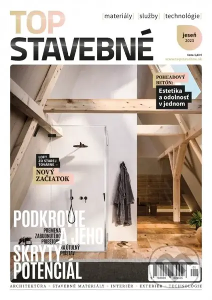 Top stavebné (jeseň 2023) (Materiály, služby, technológie)