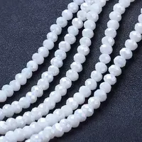 Electroplate Glass Beads Strands