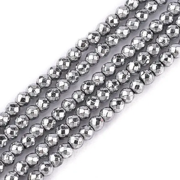 Non-Magnetic Synthetic Hematite Beads Strands