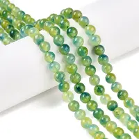 Dyed Natural White Jade Beads Strands