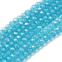 Electroplate Glass Beads Strands