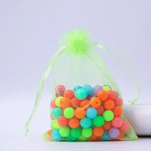 Rectangle Organza Drawstring Bags