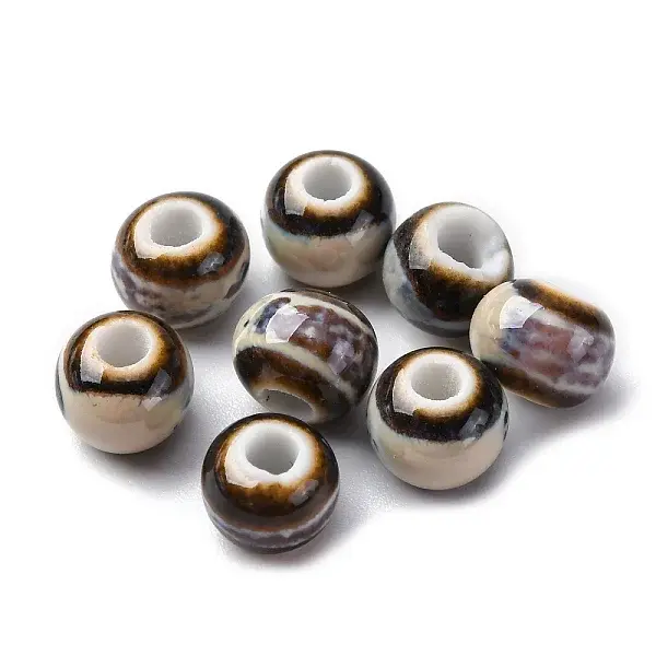 Bright Glazed Porcelain Beads