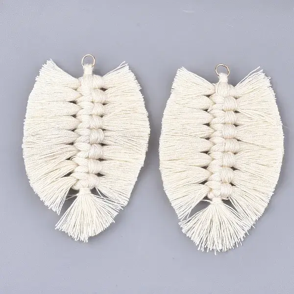 Polycotton(Polyester Cotton) Tassel Big Pendant Decorations