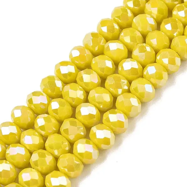 Electroplate Glass Beads Strands