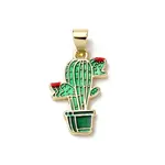 Brass Enamel Pendants