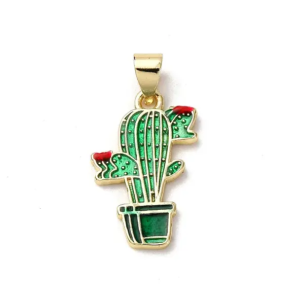 Brass Enamel Pendants