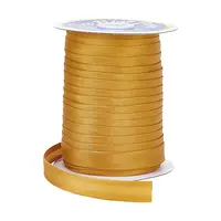 60M Flat Fold Over Polyester Satin Ribbons