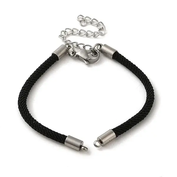 Milan Cord & 304 Stainless Steel Bracelets Making