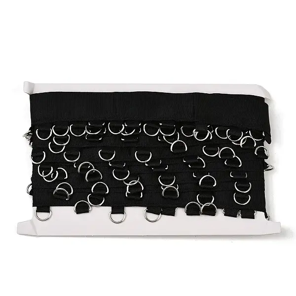 Polyester Ribbon with Iron D Rings