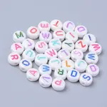 Opaque White Acrylic Beads