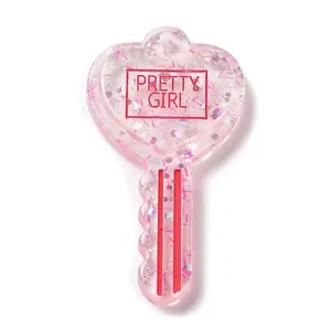 Acylic Pendant with Glitter Powder