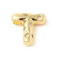 Brass Micro Pave Clear Cubic Zirconia Pendant