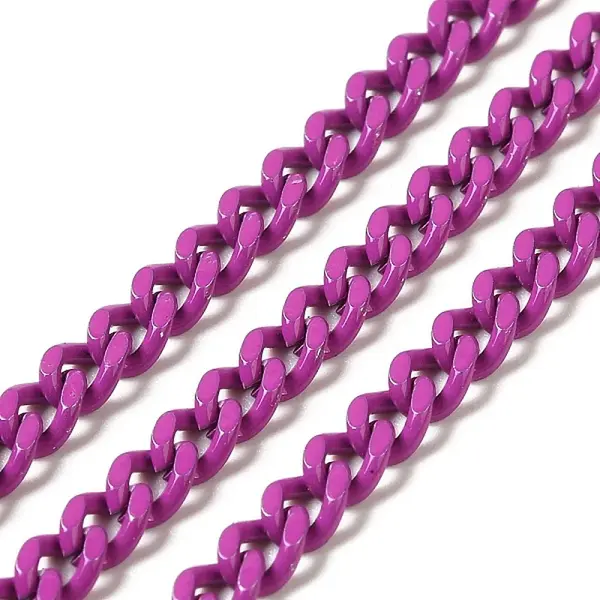 Spray Painted 304 Stainless Steel Curb Chains