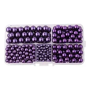 Eco-Friendly Dyed Glass Pearl Round Pearlized Bead