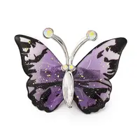 Butterfly Transparent Resin Brooch