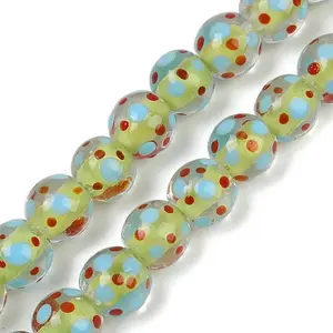 Handmade Lamword Beads Strands