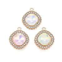 Alloy Glass Pendants