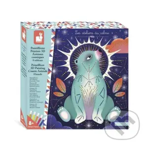 Maľovanie bodkami od 8 rokov (Janod Atelier Maxi Kreatívna sada 3D)