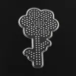 Flower ABC Plastic Pegboards used for 5x5mm DIY Fuse Beads