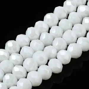 Electroplate Glass Beads Strands