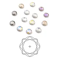 K9 Faceted Glass Rhinestone Cabochons