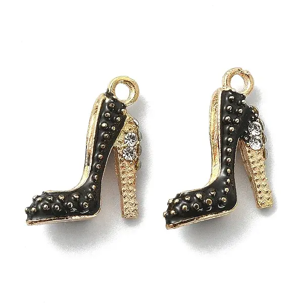 2Pcs Alloy Enamel Stilettos Pendants