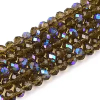 Electroplate Glass Beads Strands